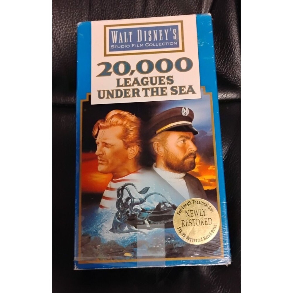 Walt Disney's Studio Film Collection 20000 Leagues Under The Sea VHS Restored